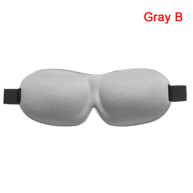 3D Natural Sleep Eye Cover Mask Shade Patch Portable Blindfold Travel Eyepatch