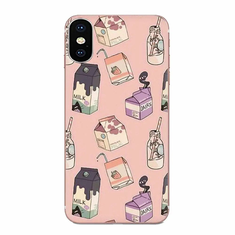 as picture Коробочка с молоком фрукты розовый персик напитки для Huawei Honor 4C 5A 5C 5X6 6A 6X7 7A 7C 7X8 8C 8S 9 10 10i 20 20i Lite рro glshst - Цвет: as picture