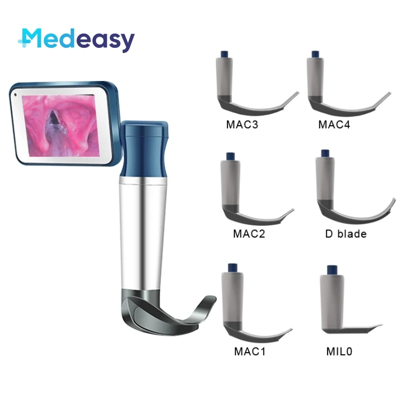 

Portable Video Laryngoscope Camera, Reusable Video Laryngoscope