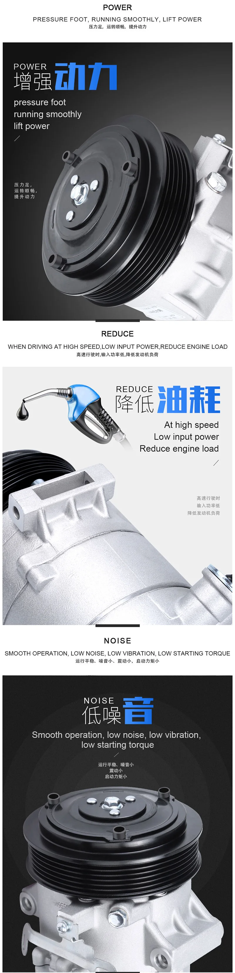 ضاغط ل دودج ستراتوس 2003-2006 ، كرايسلر سيبرينغ 2003-2006 ، 4596550AB ، 04596550AC ، 4596550AC ، 4596-550AB ، 4596-550AC