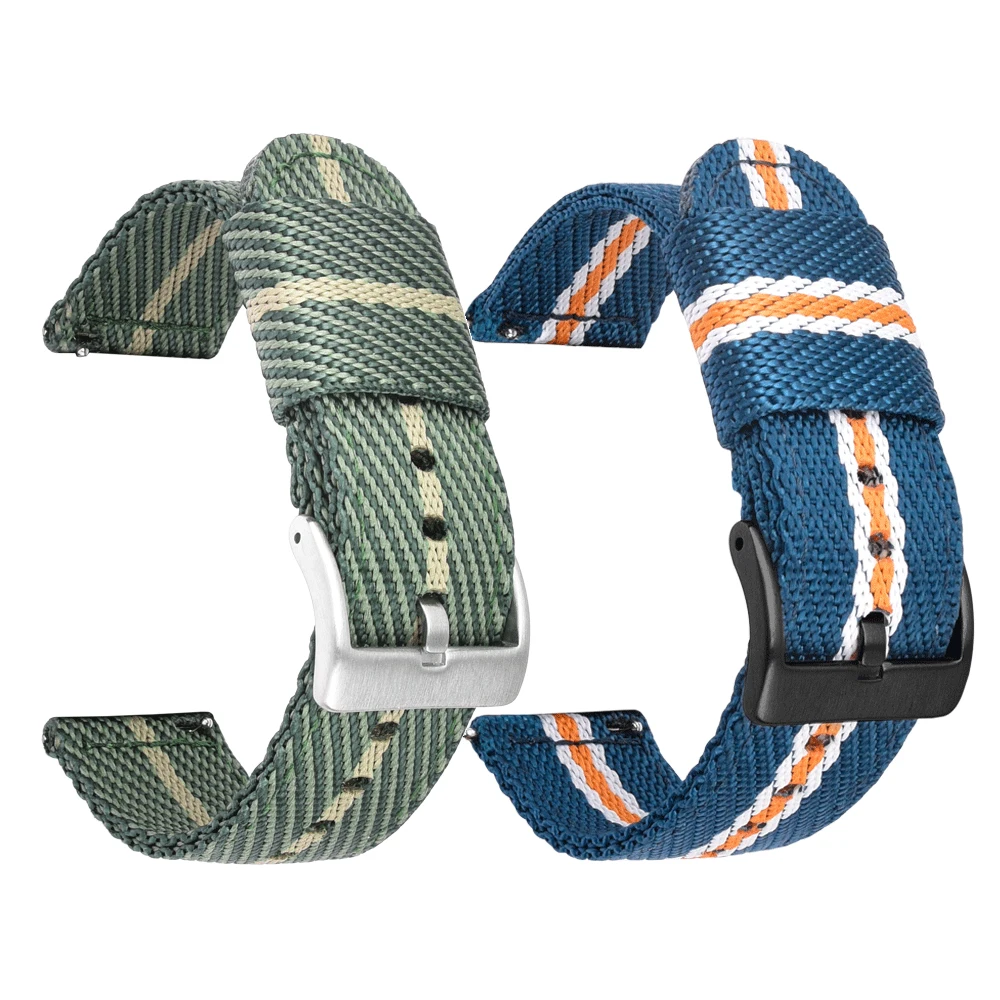 

Strap For Huami Amazfit GTR 2e/GTS 2 mini/Bip S Watch Band 22mm 20mm Quick release Woven nylon Watchband Bracelet Accessories