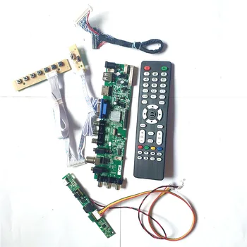 

For M240HW01 V.1/V.6/V.9/V.B/V.D/V.E display 1920*1080 HDMI VGA USB AV TV 3663 LVDS 30-Pin DVB digital LCD Controller board Kit