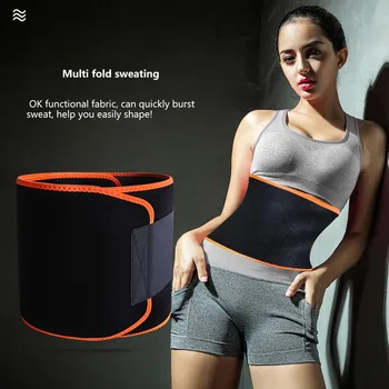 

Sport Belt Women Men Waist Trainer Sport Fitness Breathable Tummy Corset Body Shaper Belt Keep Slim Adjust Soft Handle Fitness