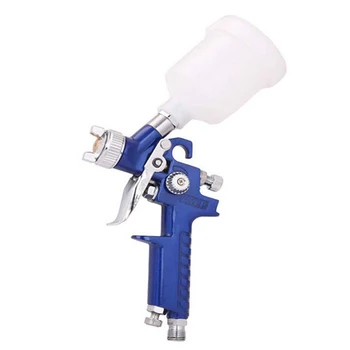 

125CC Pneumatic Tool Paint Sprayer Portable Handheld Manual Alloy Flow Control Coloring Home Car Repair HVLP Professional Mini