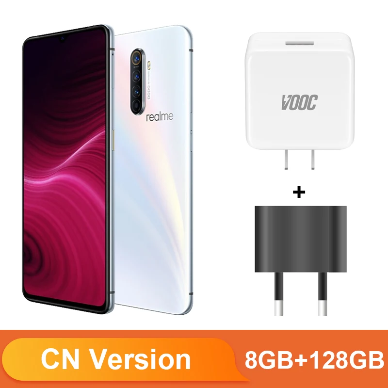 CN 8GB 128GB White Realme X2 Pro X 2 глобальная версия CN распродажа 6,5 ''мобильный телефон Snapdragon 855 Plus 64MP Quad камера телефон nfc 50W быстрое зарядное устройство - Цвет: CN 8GB 128GB White