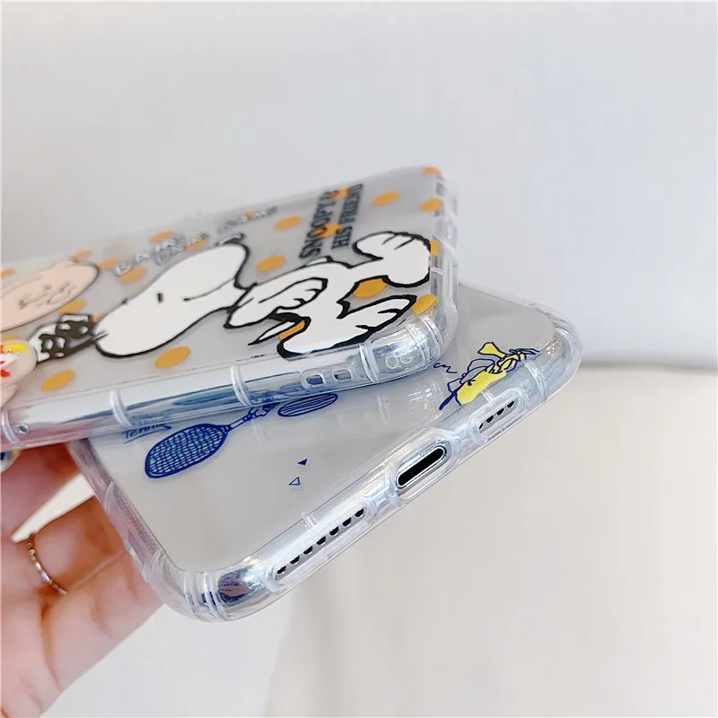 Чехол для iPhone X, XR, XS Max, с рисунком из мультфильма, с изображением коричневой собаки, для iPhone 6, 6s, 7, 8 plus, прозрачный мягкий силиконовый чехол, задняя крышка