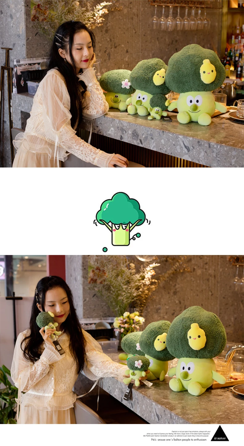 30 38センチメートルソフトぬいぐるみブロッコリーおもちゃぬいぐるみ植物韓国のテレビブロッコリー人形枕ぬいぐるみ子供のおもちゃなだめる少女の誕生日プレゼント Aliexpress Toys Hobbies