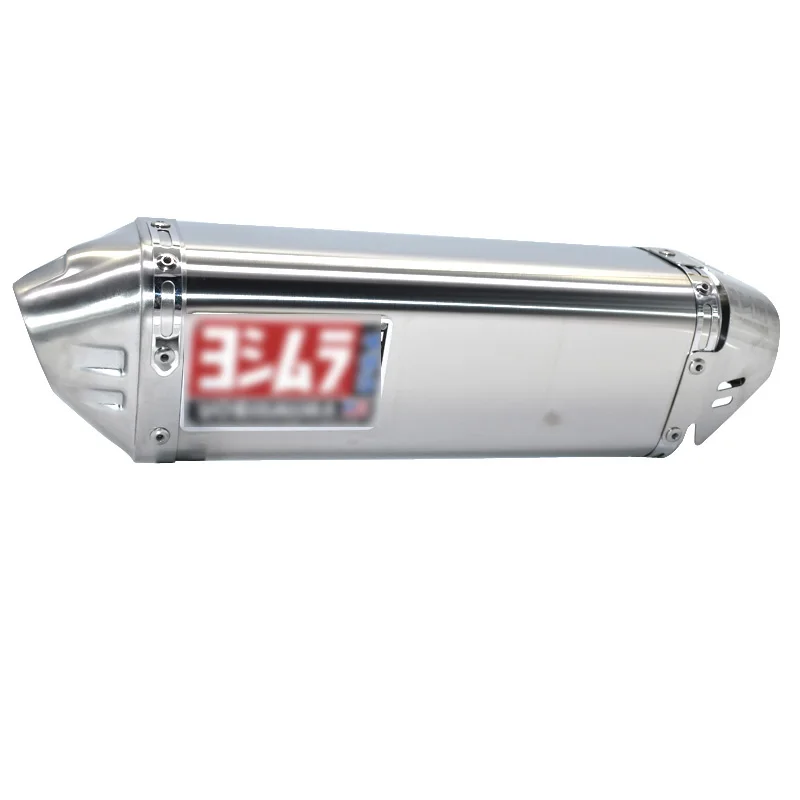 Мотоцикл Yoshimura выхлопная Универсальная головка из углеродного волокна для лица мотоцикл глушитель Escape с db killer - Цвет: B
