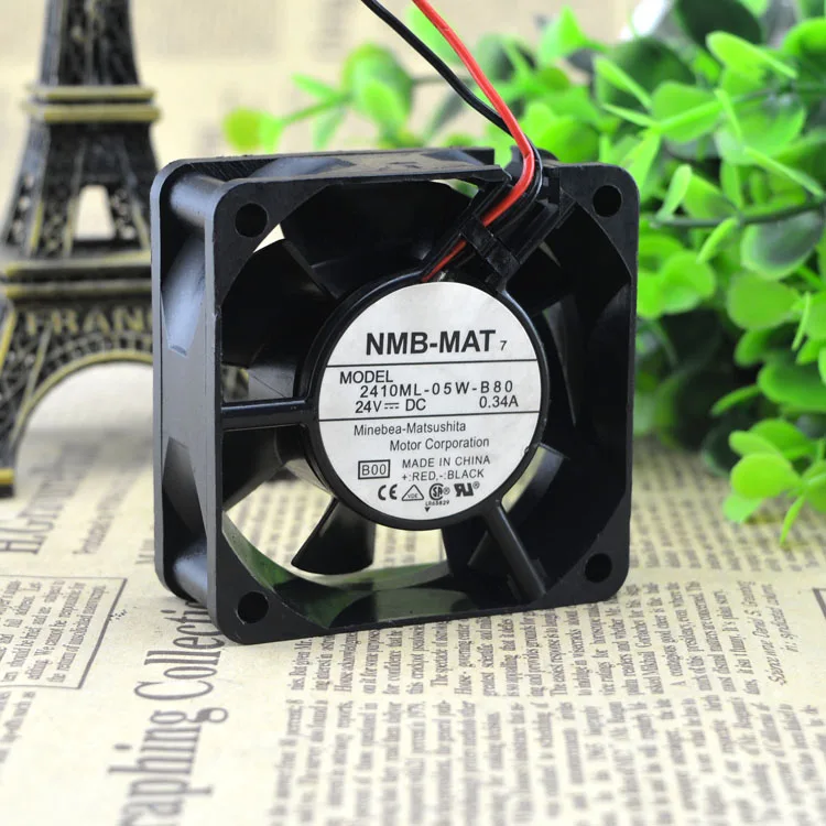 2410ML-05W-B80 6025 24V 0.34A 6 защиты электродвигателя Вентилятор охлаждения