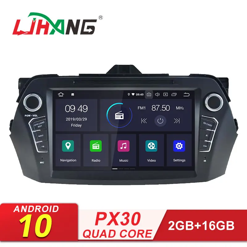 LJHANG 7 дюймов Android 10 автомобильный dvd плеер для Suzuki Ciaz Alivio 2016 2018 WIFI Мультимедиа GPS Navi 2