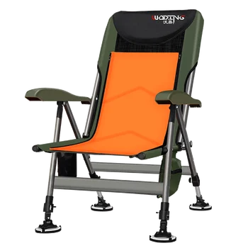

Reclining European Lightweight Multi-function Fishing Chair All-terrain Folding Fishing Chair Thicken Lounge Chair Ultra Light