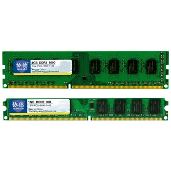 

Xiede Desktop Computer Memory Ram Module Ddr2 800 1Gb Pc2-6400 240Pin Dimm 800Mhz for /Amd X012 & DDR3 1600 4GB