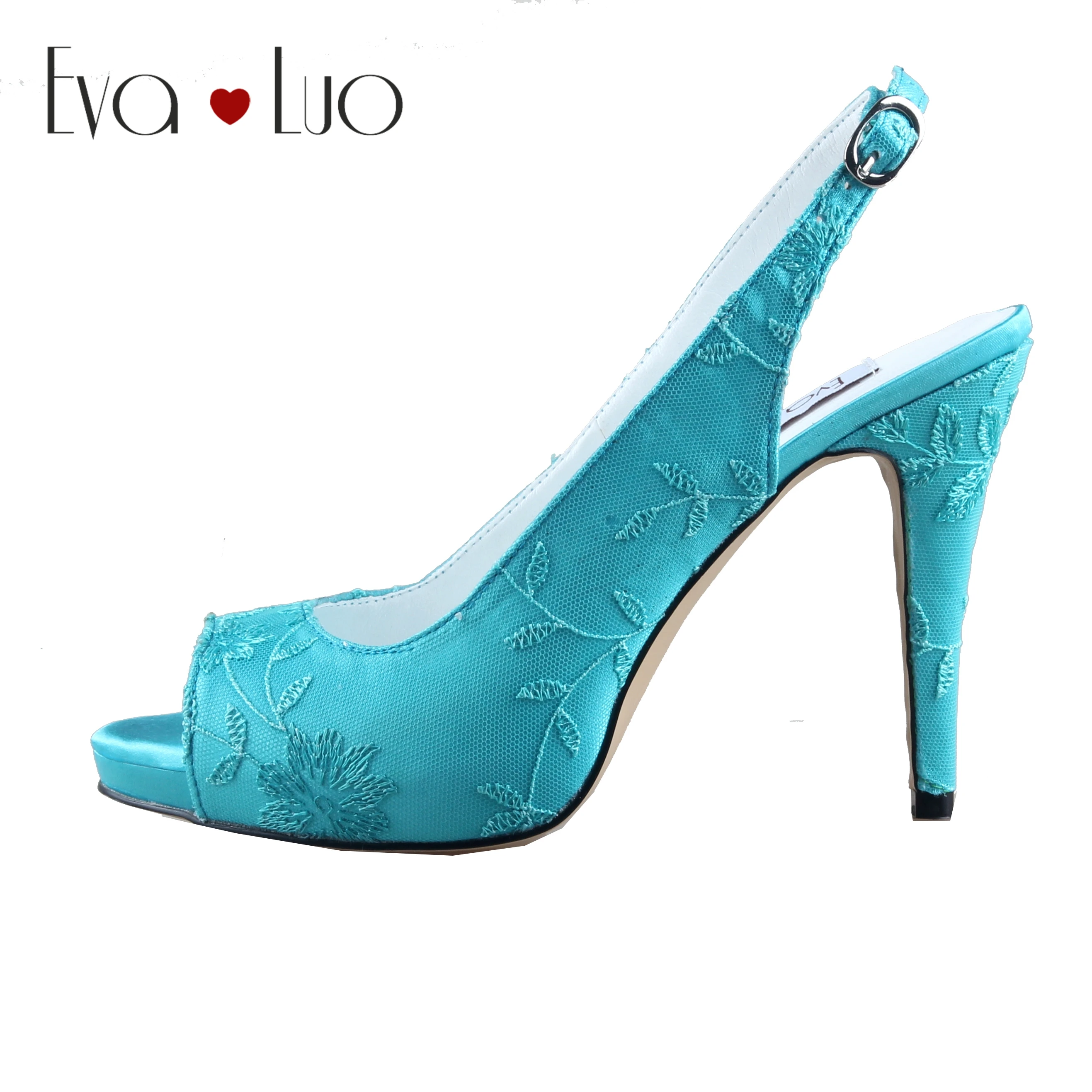 turquoise blue heels