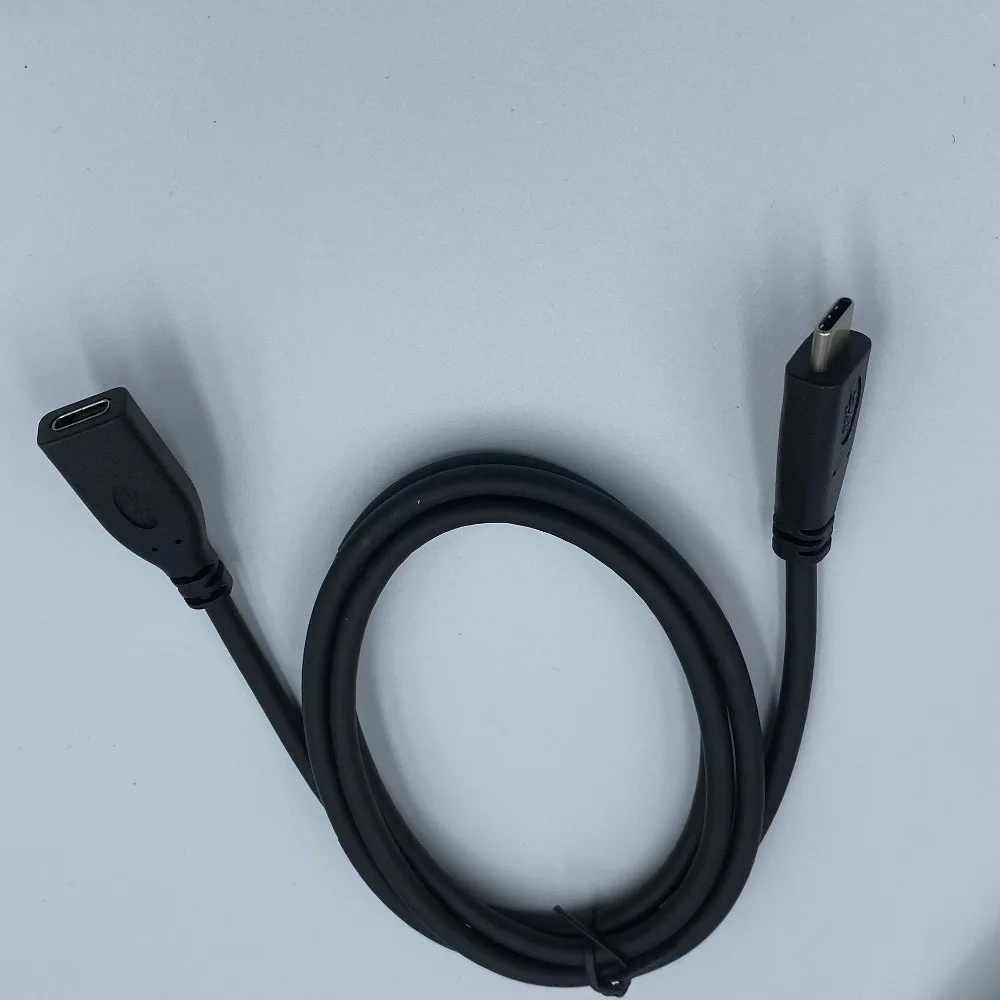 100 шт. 0,5 м 1 м 1,8 м type-C штекер к type C Женский Кабель USB C 3,1 соединительные кабели расширитель расширение кабельного адаптера