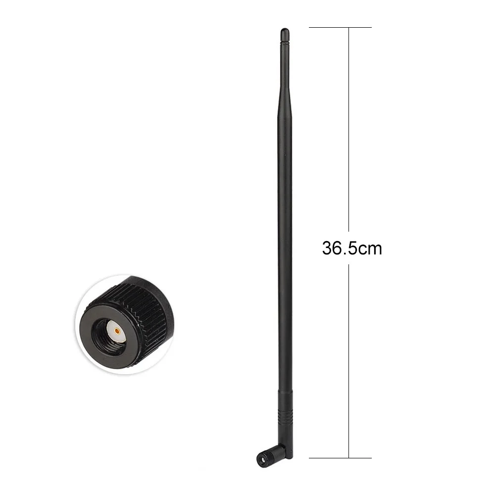 Eightwood 2 4 ГГц 12dBi всенаправленная антенна Wi Fi с RP SMA мужской Совместимость F5D8235 Rincuv4