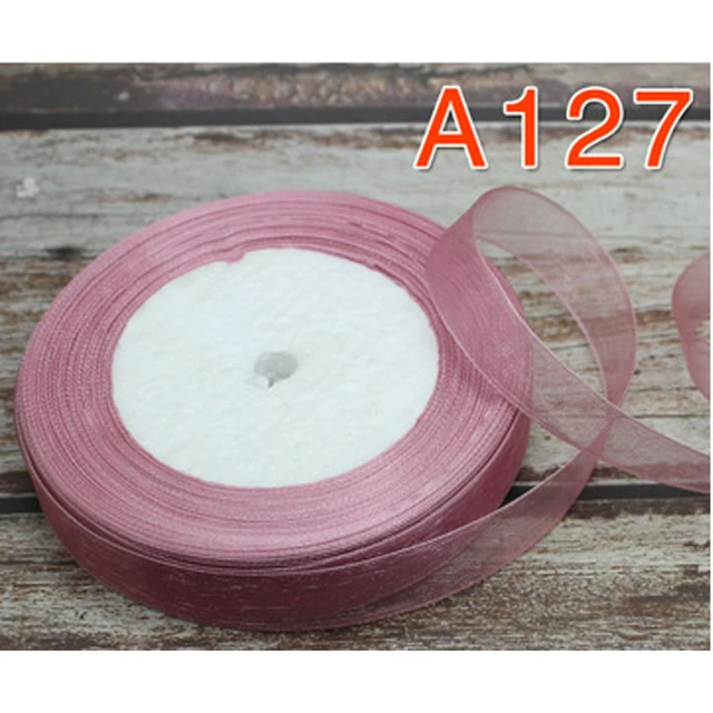 45 yard Snow Yarn Organza Gauze Ribbon Knitting Weaving Plastic Mesh Sheet Handbag Wedding  Hair Accessories  DIY Scrapbooking 2