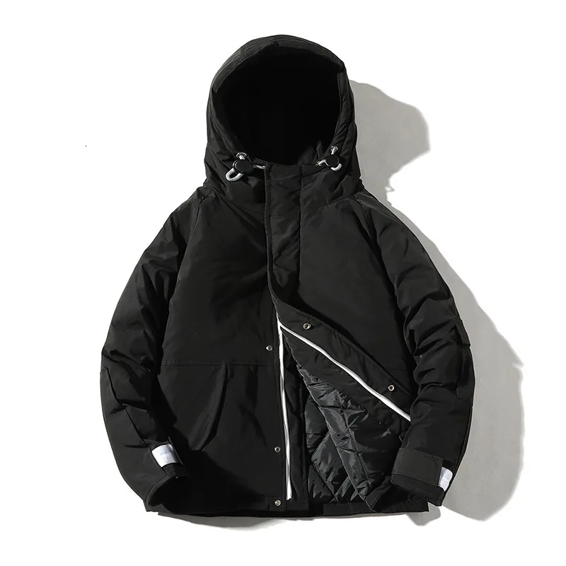 Сезонное Брендовое мужское Свободное пальто, увеличивающее рост, утолщенная трендовая Красивая рабочая одежда, мужская одежда с хлопковой подкладкой