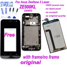 Starde 5,0 ''lcd для Asus Zenfone 2 Laser ZE500KL Z00ED lcd дисплей кодирующий преобразователь сенсорного экрана в сборе с рамкой и бесплатными инструментами