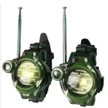 Часы для переносного приемо-передатчика Qihe в стиле милитари с камуфляжным принтом для переносного приемо-передатчика Игрушка Дети иди и болтай Walkie talkie s