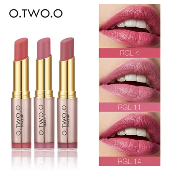

O.TWO.O 3pcs/set Semi Velvet Lipstick Waterproof Long Lasting Lips Cosmetic 20 Colors Red Tint Nude Batom Makeup Set