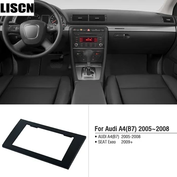 

ABS Plastic Frame Radio Fascia For AUDI A4 B7 2005-2008 Auto Interface Dash CD Trim Installation Kits