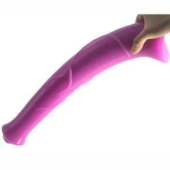 FAAK 16.9 Inch huge big dildo super long dildos animal horse dildo sex toys for women big fake penis lesbian masturbate flirting 6