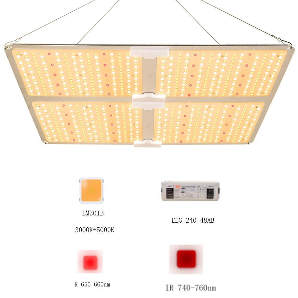 Full Spectrum 120W 240W 450W Quantum LED Grow Lights Board Samsung LM301B SK 3000K 5000K 660nm IR for Greenhouse |