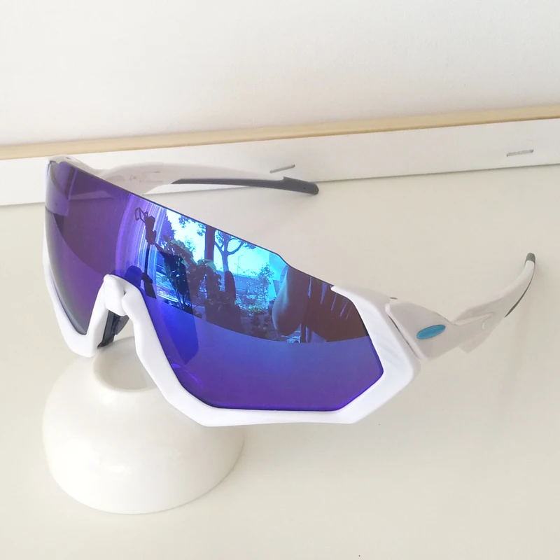 9401, поляризационные очки TR90, половинная оправа, мужские спортивные MTB солнцезащитные очки, уличные защитные очки, очки PRIZM, uv400, Gafas de sol - Цвет линз: 9401FJ-White-White