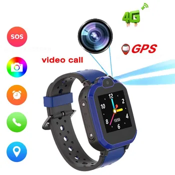 

Kids Smart Watch 4G GPS WIFI Tracking Video Call Waterproof SOS Voice Chat Children Watch Care For Baby Boy Girl Smart Watch