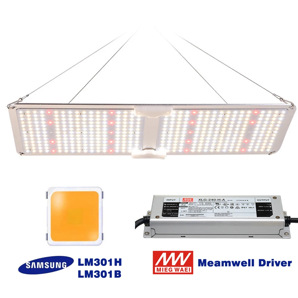 2000W Quantum LED Grow Light Samsung LM301H 3000K 5000K Full Spectrum Dimmable for Indoor Grow Box plants Plinting High Quality