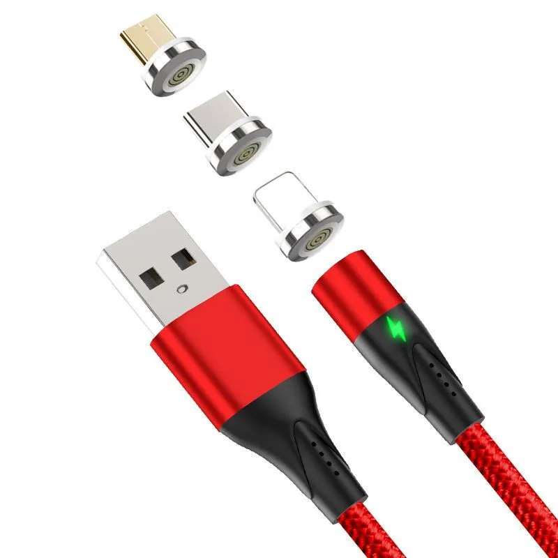 1 м 2 м Магнитный светодиодный кабель Micro usb type C Магнитный usb кабель для зарядки iPhone X 7 8 XS Max XR huawei samsung xiaomi LG htc