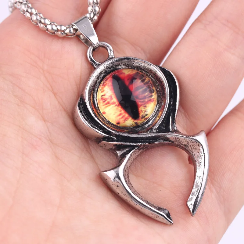 Diablo 3 ожерелье, Horadric Watchmen Guardian, Horadric Amulet, подвеска, ожерелье на цепочке, готическое ожерелье с глазом