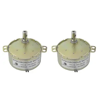 

CHANCS TYD-50 110V AC 10-12RPM CW Permanent Magnet Synchronou Electric Motor For Microwave Oven Parts 2PCS