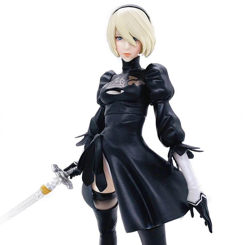 Miss NieR Automata jorha № 2 Боевая фигурка ПВХ игрушки коллекция кукла аниме мультфильм модель для Рождественский подарок 30 см
