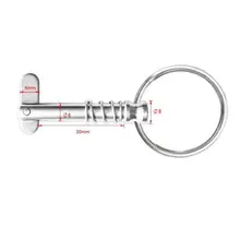 *#Best Price 1pcs 316 Stainless Steel Quick Release Pin 1/4 With Pull Ring For Marine Boat *#Best Price 1pcs 316 Stainless Steel Quick Release Pin 1/4 With Pull Ring For Marine Boat