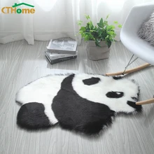Шерсть-как панда животное коала форма гостиной Противоскользящий мягкий ковер современный коврик подушка искусственные пушистые коврики область искусственный мех ковер