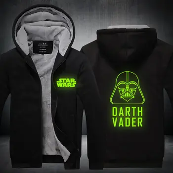 

Star Wars Darth Vader Hoodie Jacket Coat Winter Fleece Thick Warm Sweatshirts Long Sleeve Plus Size