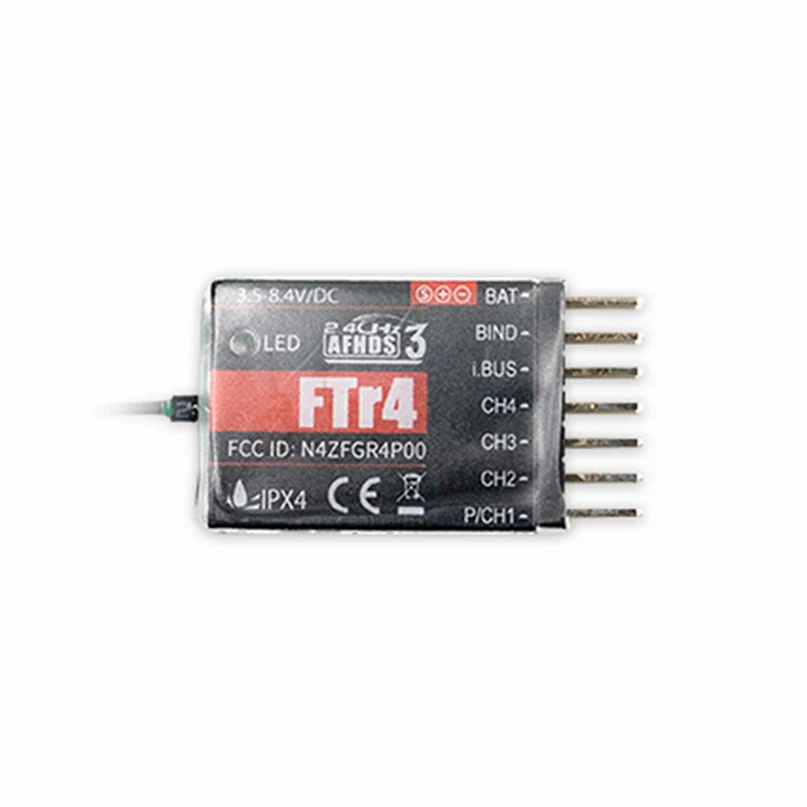 Приемник FlySky FTr4 4CH 2 4 ГГц AFHDS 3 для радиоуправляемого дрона NB4 PL18 стабилизаторы