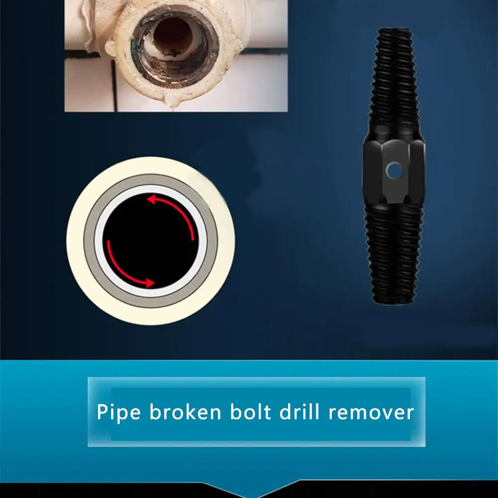 

Dual-use Damaged Screw Extractor Drill Bit Bolt Stud Stripped Screw Remover Tool Home Improvement Accessories