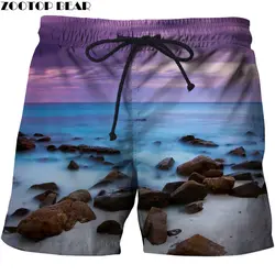 3D пляжные каменные летние шорты с принтом Мужские спортивные уличные мужские шорты для фитнеса Аниме Короткие мужские повседневные