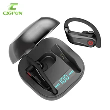 Cigfun Q62, наушники, светодиодный дисплей, беспроводные наушники Ipx5, водонепроницаемые, Bluetooth 5,0, спортивные наушники для iphone, huawei