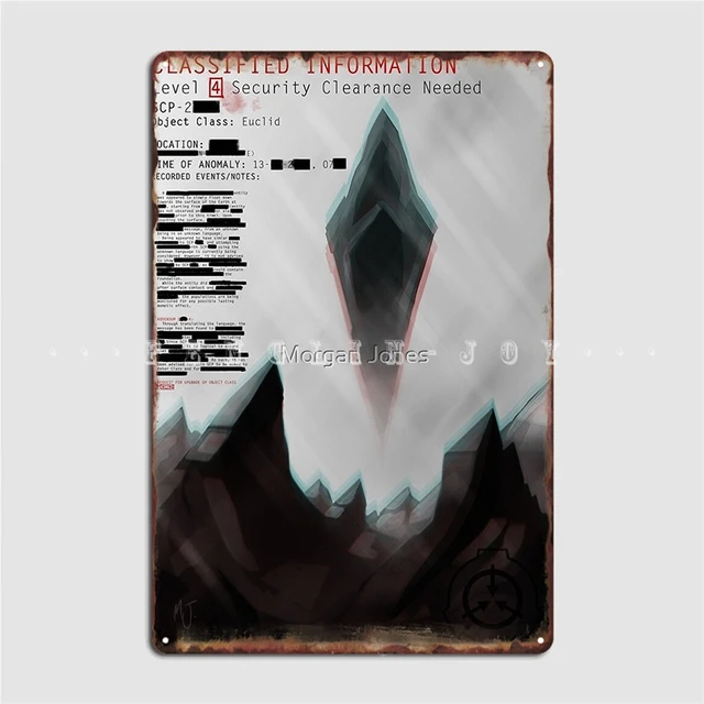 SCP Warning Euclid Class Hazard - Scp - Sticker