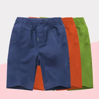 

Shorts for Boy Kids Summer Pants Teenage Boys Beach Shorts Casual Solid Cotton Elastic Waist Board Short Pants 8 10 12 14