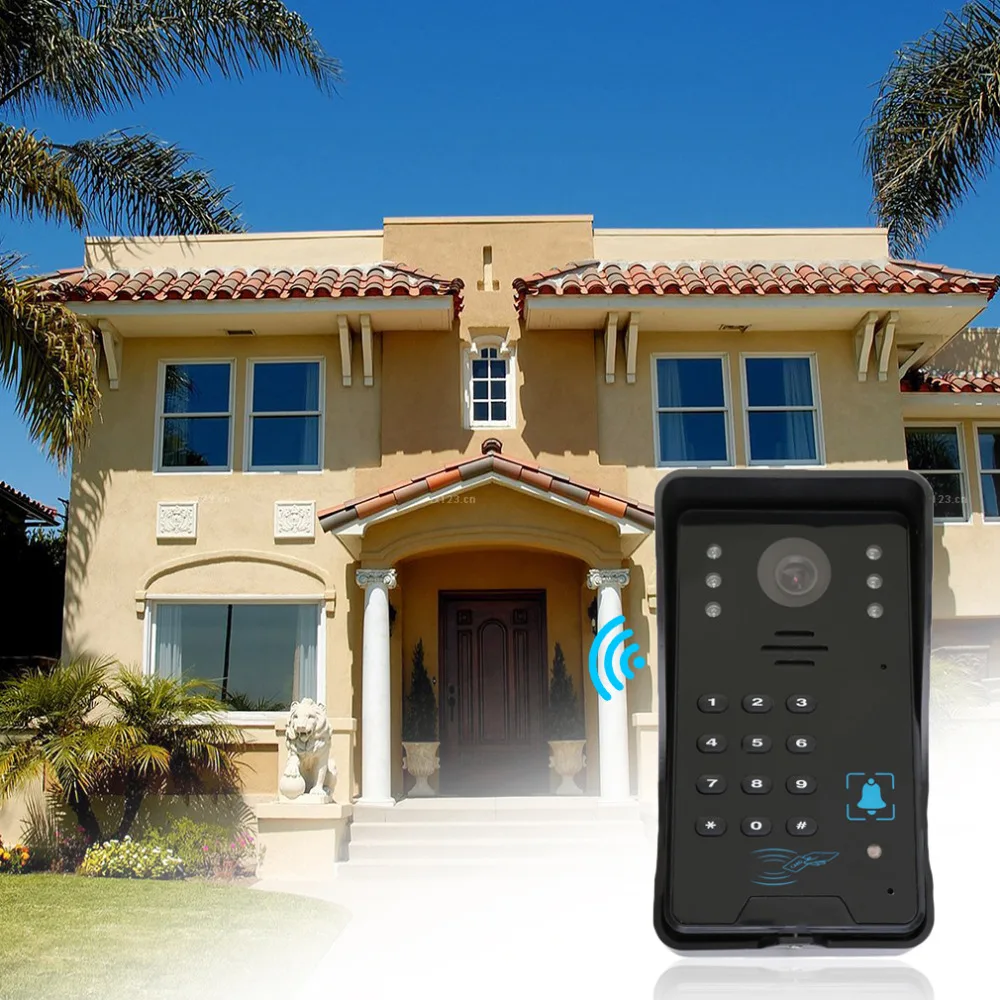 

Door Bell Video Door Phone Intercom IR Camera Monitor Rermote Control Outdoor 14.5 x 8.5cm x 6cm Stock Offer