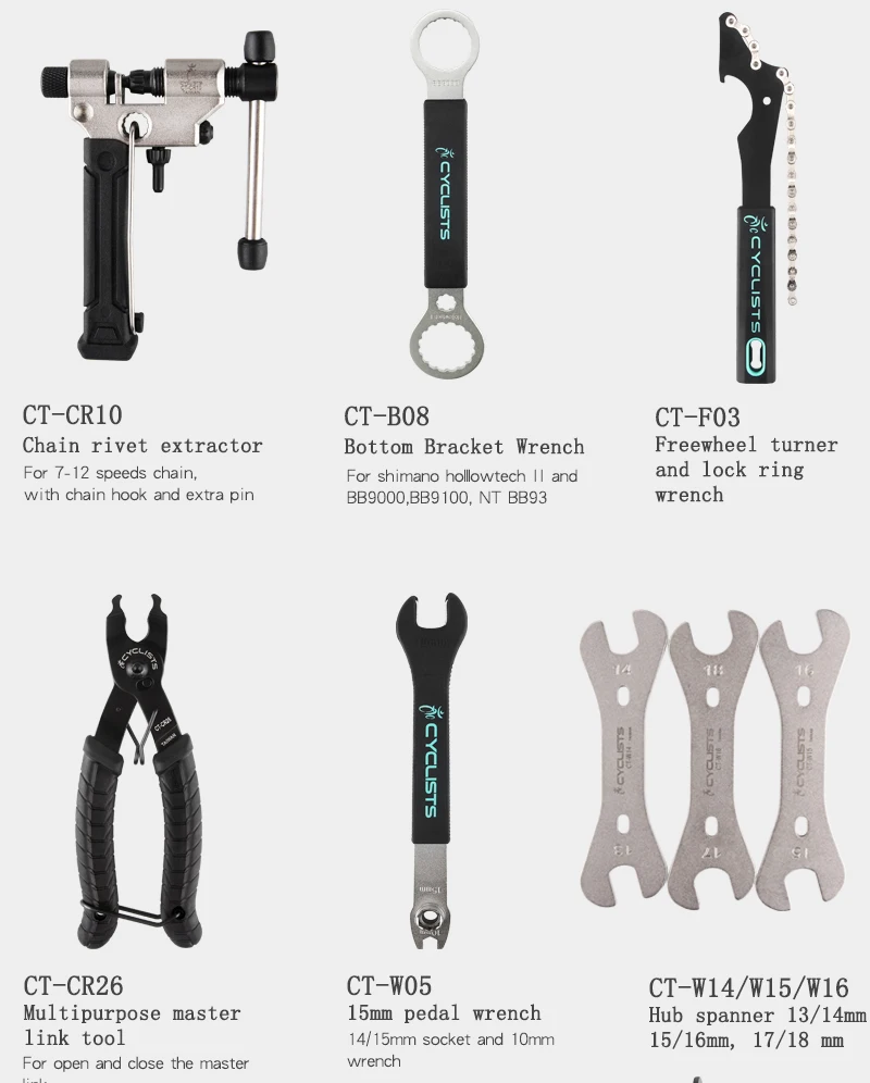 XLC Universal Pedals Wrench 15/15/24mm 