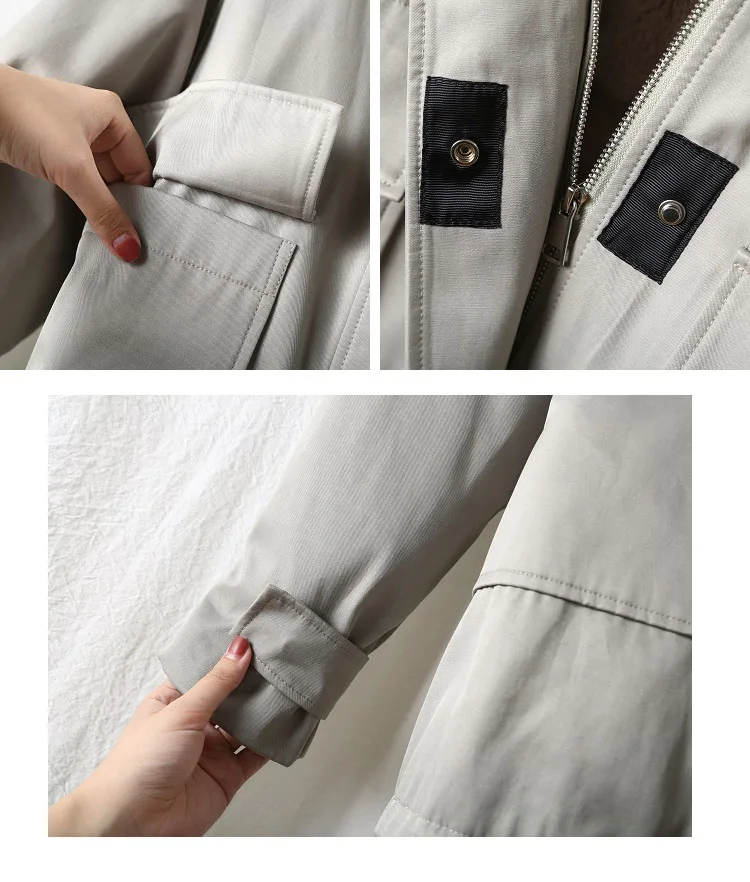 OFTBUY стиль сафари парка пальто из натурального меха зимняя куртка для женщин натуральный Лисий меховой воротник Рекс кролик верхняя одежда на подкладке съемная