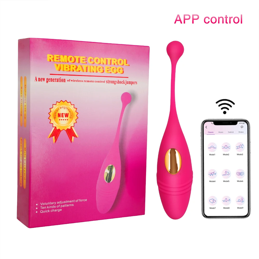 Mutandine senza fili APP Mutandine con vibratore telecomandato Uovo vibrante Indossabile con vibratore a vibratore G Spot Clitoride_voghion.com