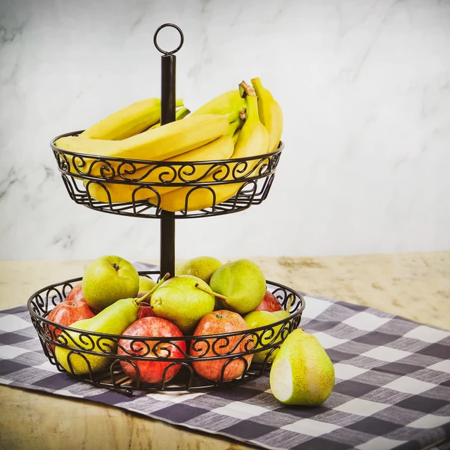 Wrought Iron Storage Basket, Wrought Iron Fruit Basket