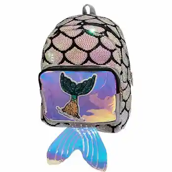 

Fish Scales Design Sequins Bling Bling Hologram Laser Sympony SHoulder Bags Backpacks Preppy Cute Sweet Fashion Chic Cosplay