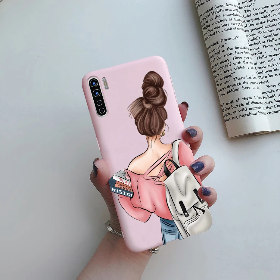 oppo phone cases Case For OPPO A91 A 91 Cases Fashion Girls Painting Soft Silicone Phone Back Cover For OPPO Reno3 Reno 3 Pro A91 F15 Case Funda best case for android phone Cases For OPPO